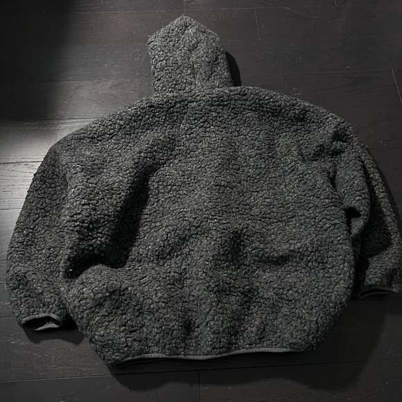 Fear Of God Polar Fleece Hoodie in Paris Sky FG24FW50 gray Fleece Schwarz MEDIUM - Picture 12 of 15